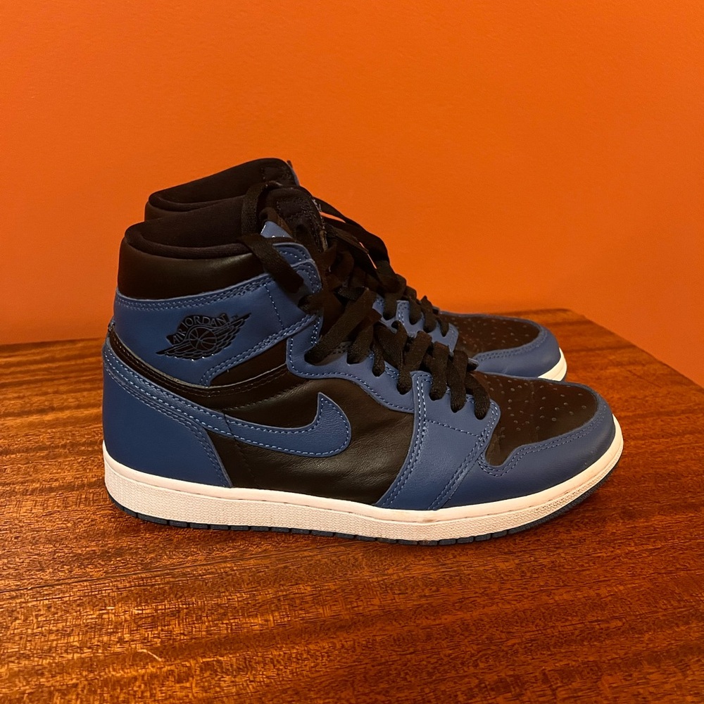 Jordan Blue and Black Sneakers High-Top